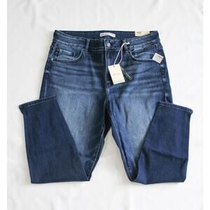 KanCan for Maurices Curvy High Rise Skinny Jeans Size 16x28 NWT Dark Wash